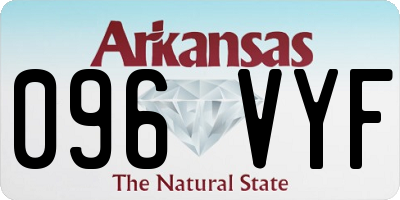 AR license plate 096VYF
