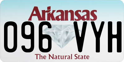 AR license plate 096VYH