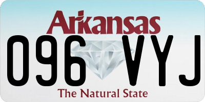 AR license plate 096VYJ