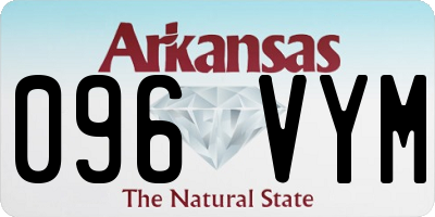 AR license plate 096VYM