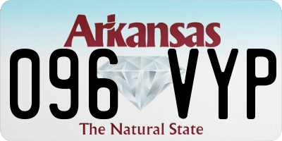 AR license plate 096VYP