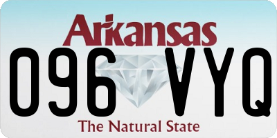 AR license plate 096VYQ