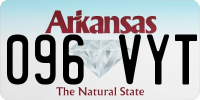 AR license plate 096VYT