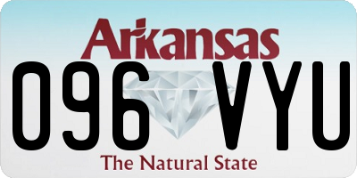 AR license plate 096VYU