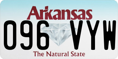 AR license plate 096VYW