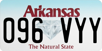 AR license plate 096VYY