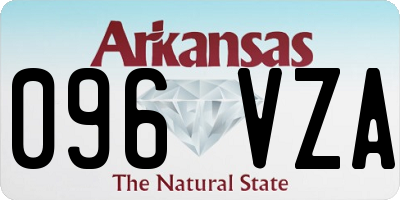 AR license plate 096VZA