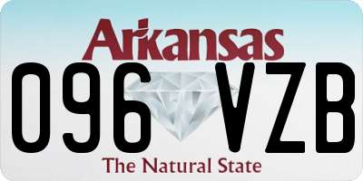 AR license plate 096VZB