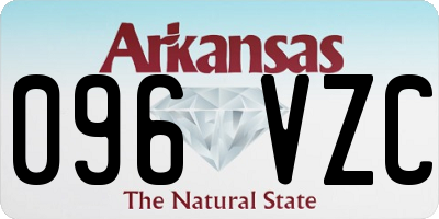AR license plate 096VZC