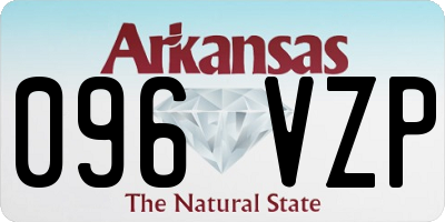 AR license plate 096VZP
