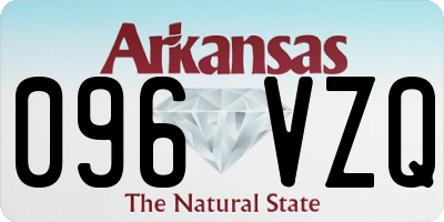 AR license plate 096VZQ