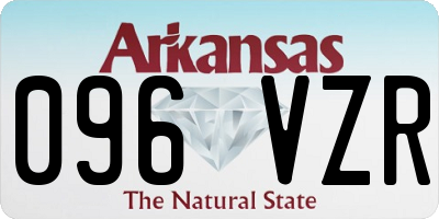 AR license plate 096VZR