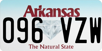 AR license plate 096VZW