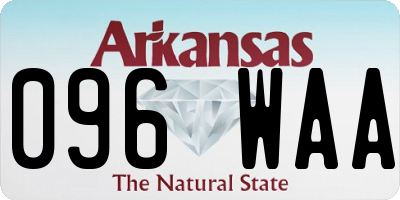 AR license plate 096WAA