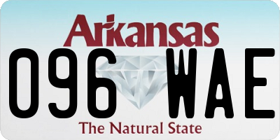 AR license plate 096WAE