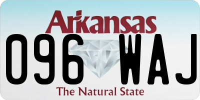 AR license plate 096WAJ