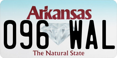 AR license plate 096WAL