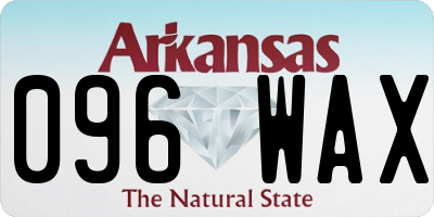 AR license plate 096WAX