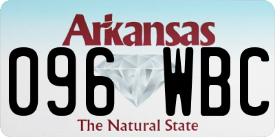 AR license plate 096WBC