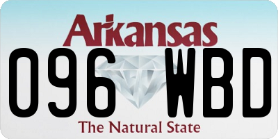 AR license plate 096WBD