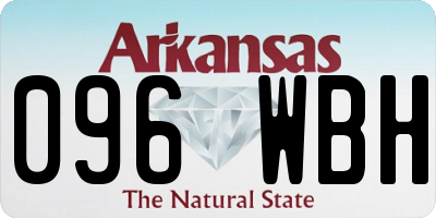 AR license plate 096WBH