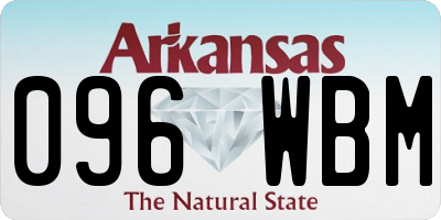 AR license plate 096WBM