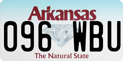 AR license plate 096WBU
