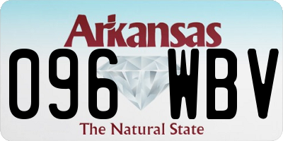 AR license plate 096WBV