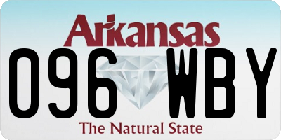 AR license plate 096WBY