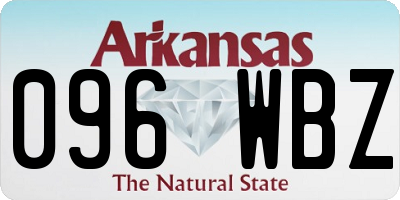 AR license plate 096WBZ