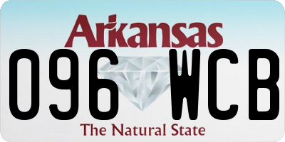 AR license plate 096WCB