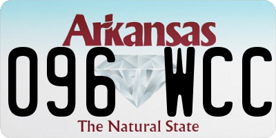 AR license plate 096WCC