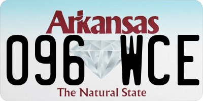 AR license plate 096WCE