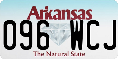 AR license plate 096WCJ