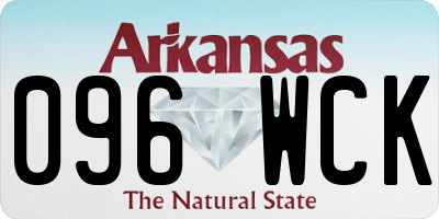 AR license plate 096WCK