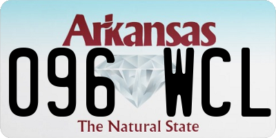 AR license plate 096WCL