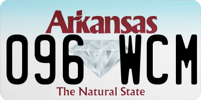 AR license plate 096WCM