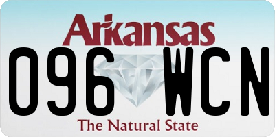 AR license plate 096WCN