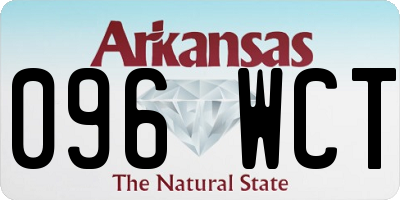 AR license plate 096WCT