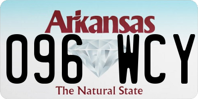 AR license plate 096WCY