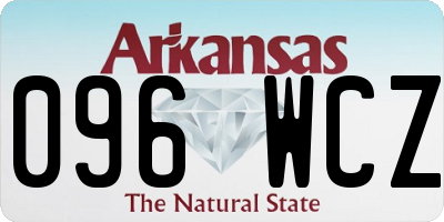 AR license plate 096WCZ