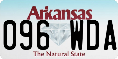 AR license plate 096WDA