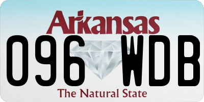 AR license plate 096WDB