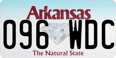 AR license plate 096WDC