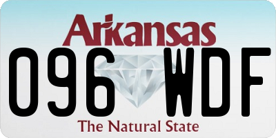 AR license plate 096WDF