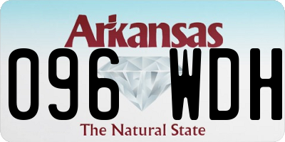 AR license plate 096WDH