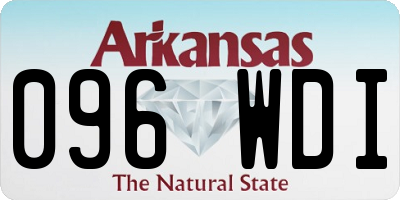 AR license plate 096WDI