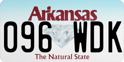 AR license plate 096WDK