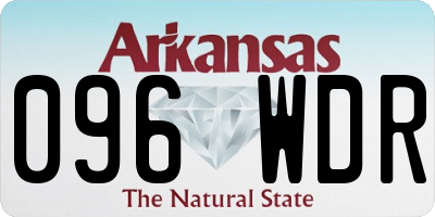 AR license plate 096WDR