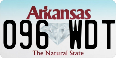 AR license plate 096WDT